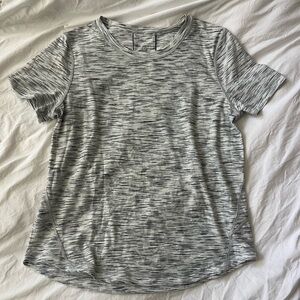 Lululemon Gray Striped Top